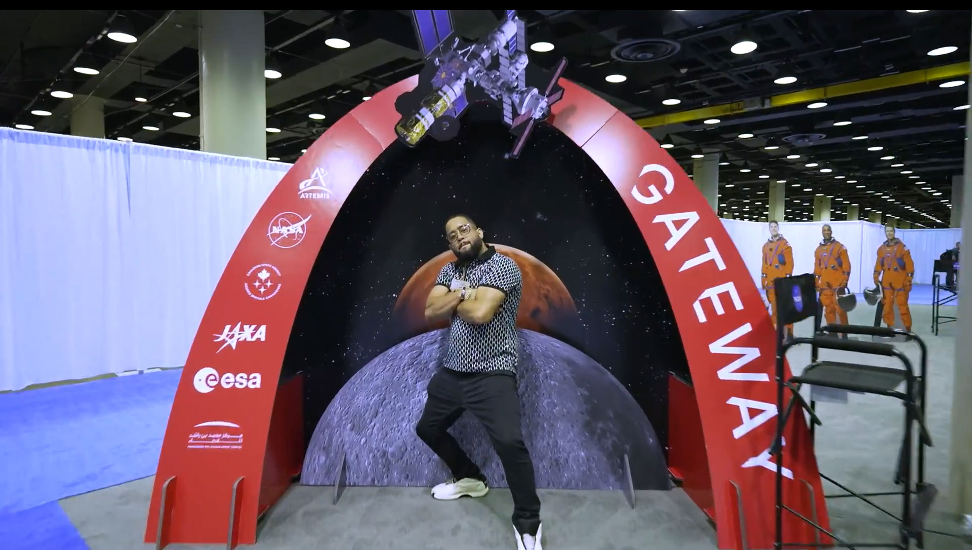 Drew Crowe at the IMTS+ Creators Lounge