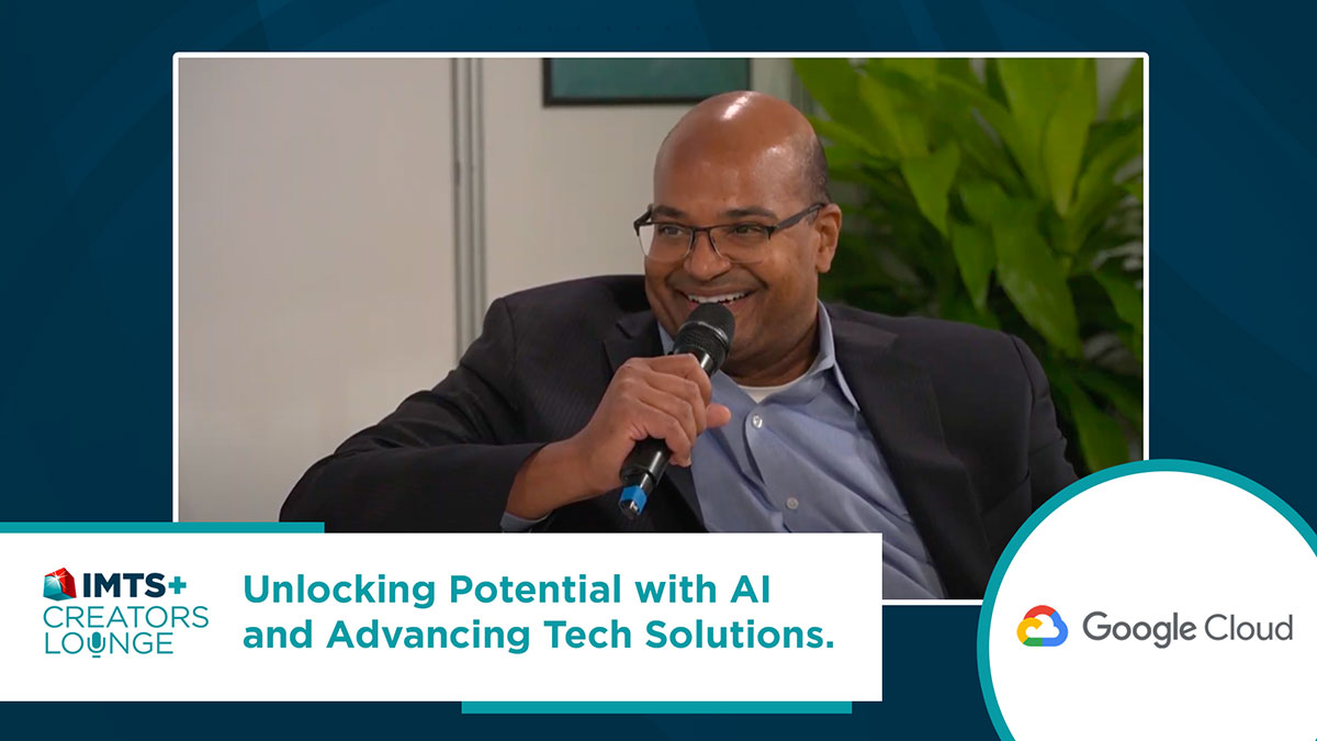 Luis Solano at the IMTS+ Creators Lounge