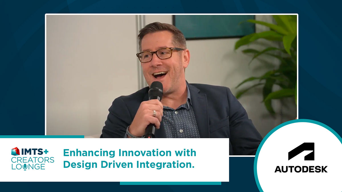 Luke Mihelcic at the IMTS+ Creators Lounge
