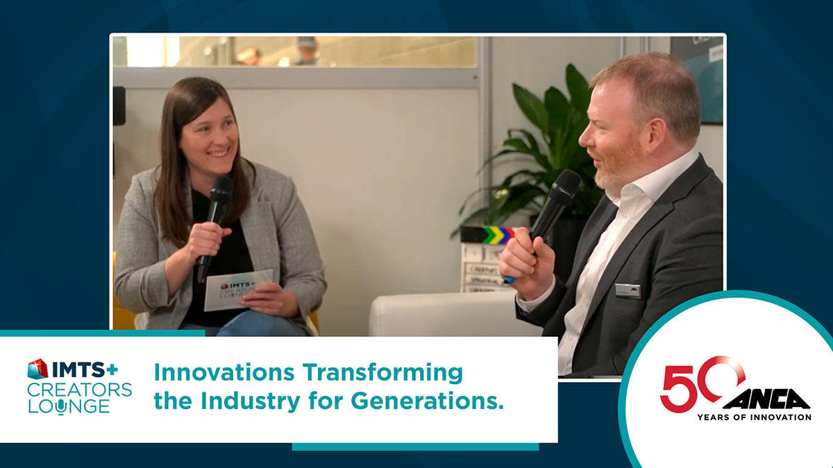 Pat Boland at the IMTS+ Creators Lounge