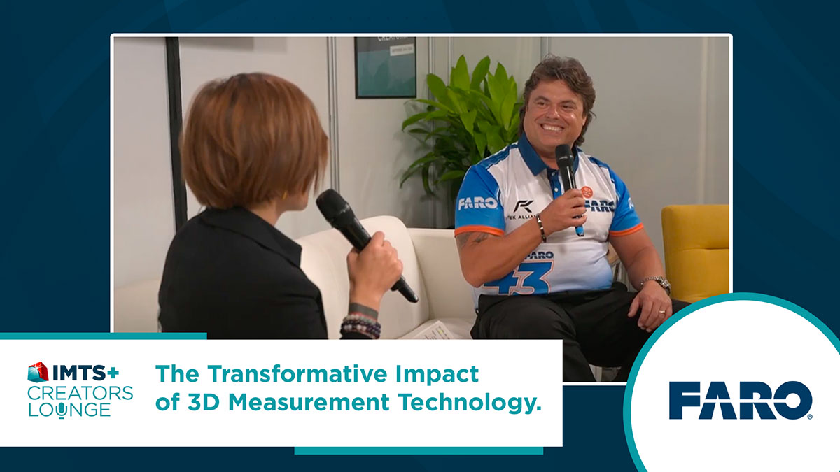 Will Pitarello at the IMTS+ Creators Lounge