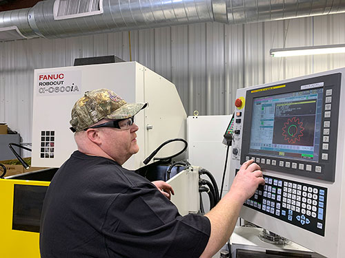 ARC EDM wants the fastest, most accurate machines available. At IMTS, owners Daniel and Ashley Miller plan to research FANUC’s ROBOCUT model with an 800 mm table, which can machine larger parts in a single setup.