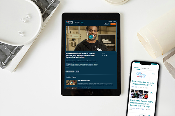 Tablet and phone featuring IMTS+
